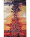 BRIDGEPORT HOME CLOSEOUT! BAYSHORE HOME NEWWOLF NEW2 PINK 3' 3" X 5' 3" AREA RUG