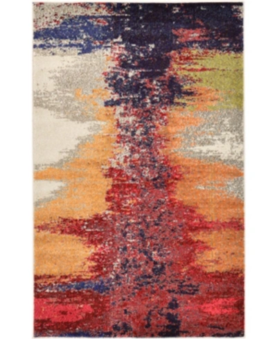 Bridgeport Home Closeout! Bayshore Home Newwolf New2 Pink 3' 3" X 5' 3" Area Rug