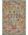 BRIDGEPORT HOME CLOSEOUT! BAYSHORE HOME ARCATA ARC9 LIGHT BLUE 7' X 10' AREA RUG