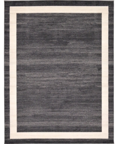 Bridgeport Home Lyon Lyo5 9' X 12' Area Rug In Black
