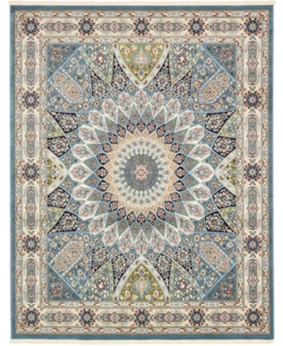 Bridgeport Home Zara Zar9 8' X 10' Area Rug In Blue