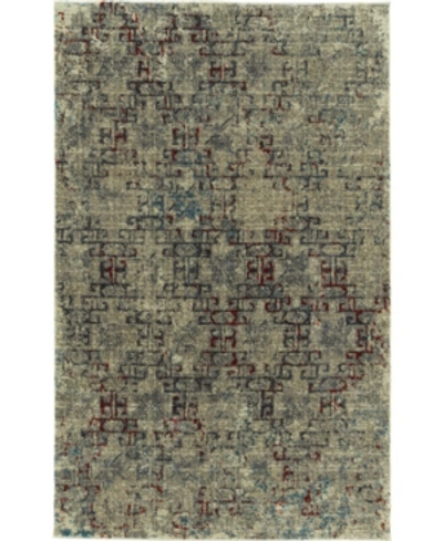 D Style Closeout!  Monte Mon2 Oyster 5'3 X 7'7 Area Rugs In Ecru