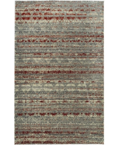 D Style Closeout!  Monte Mon4 Gunmetal 7'10" X 10'7" Area Rugs In Slate