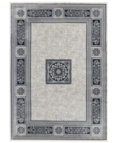 Km Home Sanford Milan 2831of81ma Gray 7'10" X 10'10" Area Rug In Grey