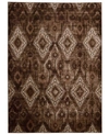 Long Street Looms Fate Fat02 Chocolate 7'10" X 10'6" Area Rug In Chocolate