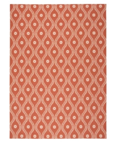 Long Street Looms Backyard Bac085 Rust 7'9" X 10'10" Outdoor Area Rug
