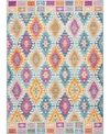 Long Street Looms Zeal Zea02 Multi 5'3" X 7'3" Area Rug In Multicolor