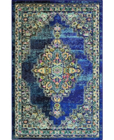 Long Street Looms Slater Sla01 Navy 3'11" X 5'11" Area Rug