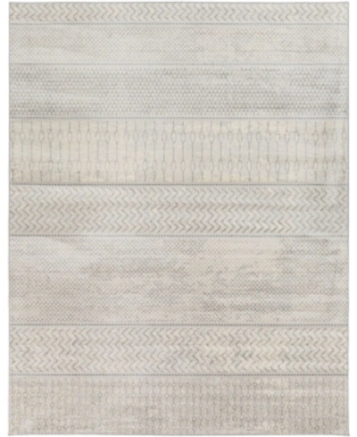 Abbie & Allie Rugs Monaco Moc-2306 7'10" X 10'3" Area Rug In Silver