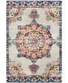 Abbie & Allie Rugs Tiva Tiv-2318 Navy 6'7" X 9'6" Area Rug In Copper