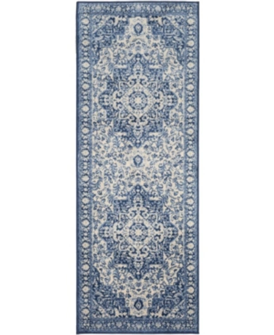 Abbie & Allie Rugs Monaco Moc-2316 2'7" X 7'3" Area Rug In Azure