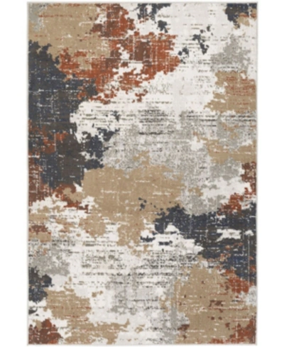 Abbie & Allie Rugs Tiva Tiv-2300 Gray 7'10" X 10' Area Rug In Terracotta