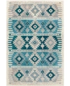 ABBIE & ALLIE RUGS PARAMOUNT PAR-1121 AQUA 6'7" X 9'6" AREA RUG