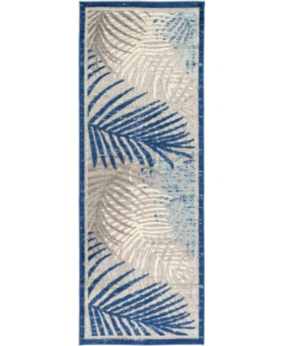 Abbie & Allie Rugs Big Sur Bsr-2312 2'7" X 7'3" Area Rug In Navy