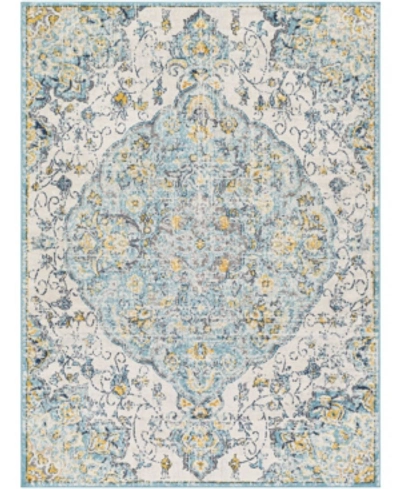 Abbie & Allie Rugs Traver Tvr-2301 Silver 6'7" X 9' Area Rug In Mist