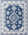 ABBIE & ALLIE RUGS OLGA ROM-2318 NAVY 7'10" X 10' AREA RUG