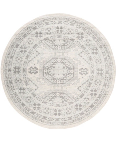 Abbie & Allie Rugs Chester Che-2309 7'10" Round Area Rug In Silver