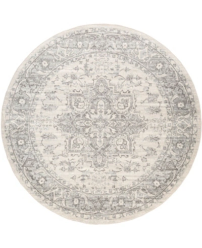 Abbie & Allie Rugs Chester Che-2312 7'10" Round Area Rug In Silver