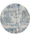 Abbie & Allie Rugs Sunderland Sun-2300 7'10" Round Area Rug In Navy