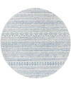 Abbie & Allie Rugs Eagean Eag-2306 Denim 7'10" X 7'10" Round Area Rug In Denim