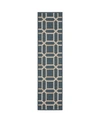 Jhb Design Latitude 806b3 Blue 1'10" X 7'6" Runner Rug In Blue