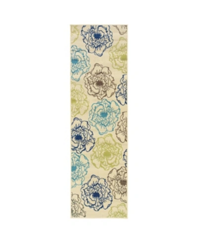 Jhb Design Bella Bel04 2'3" X 7'6" Runner Rug In Ivory