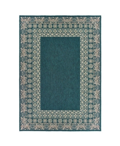 Jhb Design Scope Sco03 Blue 6'7" X 9'2" Outdoor Area Rug