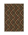 JHB DESIGN NEGRIL NEG10 BROWN 6'7" X 9'6" OUTDOOR AREA RUG