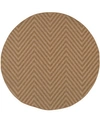 Jhb Design Karavia 1330x Tan 7'10" Round Rug In Tan