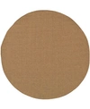 Jhb Design Karavia 550x3 Tan 7'10" Round Rug In Tan