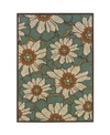 Jhb Design Negril Neg05 3'7" X 5'6" Outdoor Area Rug In Blue