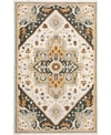 JHB DESIGN GARDEN GAR07 IVORY 3'6" X 5'6" AREA RUG