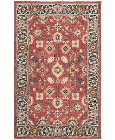 Jhb Design Alfresco 28404 Red 5' X 8' Area Rug