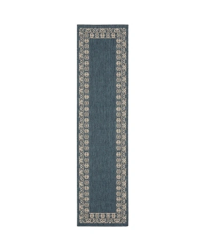 Jhb Design Latitude 1503b Blue 1'10" X 7'6" Runner Rug