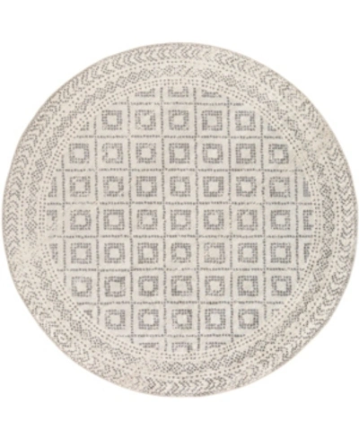 Abbie & Allie Rugs Sunderland Sun-2301 7'10" Round Area Rug In Silver