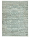 KM HOME SILVANO SIL-01 GREEN 5'3" X 7'3" AREA RUG