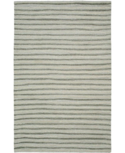 Martha Stewart Collection Hand Drawn Stripe Msr3619a Gray 2'6" X 4'3" Area Rug