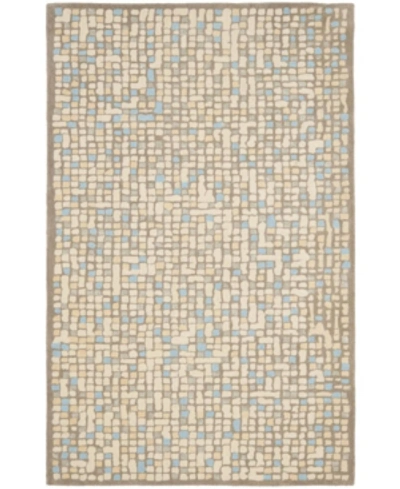 Martha Stewart Collection Mosaic Msr3623c Beige 5' X 8' Area Rug