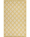 MARTHA STEWART COLLECTION VERMONT MSR2552A IVORY AND GOLD 5' X 8' AREA RUG