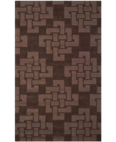 Martha Stewart Collection Knot Msr4950f Chocolate 8' X 10' Area Rug