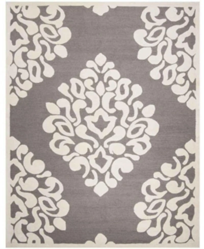 Martha Stewart Collection Floret Damask Msr4545b Mushroom 5' X 8' Area Rug