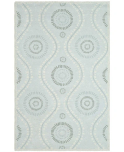 Martha Stewart Collection Ogee Dot Msr4532c Aqua 2'3" X 8' Runner Rug