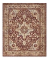 Km Home Taza Heriz Taz02 Red 11'6" X 14'9" Area Rug In Red