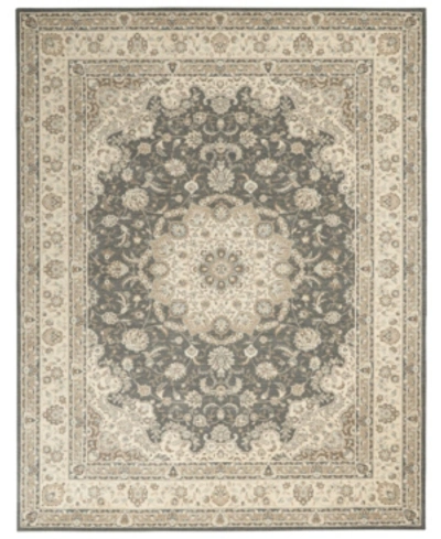 Nourison Living Treasures Li15 Gray And Ivory 8'3" X 11'3" Area Rug In Gray/ivory