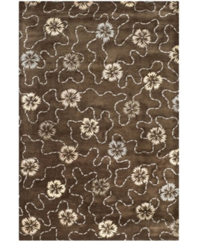 Martha Stewart Collection Garland Msr3267c Mocha 3'9" X 5'9" Area Rug