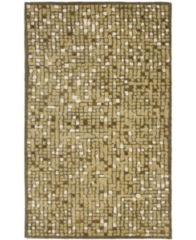 Martha Stewart Collection Mosaic Msr3623a Brown 5' X 8' Area Rug