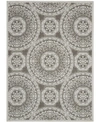 Nourison Key Largo Klg03 Taupe 5'3" X 7'3" Outdoor Area Rug In Taupe