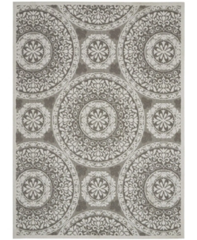 Nourison Key Largo Klg03 Taupe 5'3" X 7'3" Outdoor Area Rug