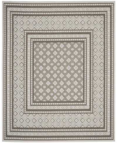 Nourison Key Largo Klg02 Silver 7'10" X 9'10" Outdoor Area Rug