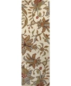Bb Rugs Taron Val-01 Ivory 2'6" X 8' Runner Rug In Ivory